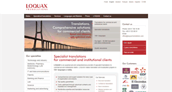 Desktop Screenshot of loquaxtranslations.com